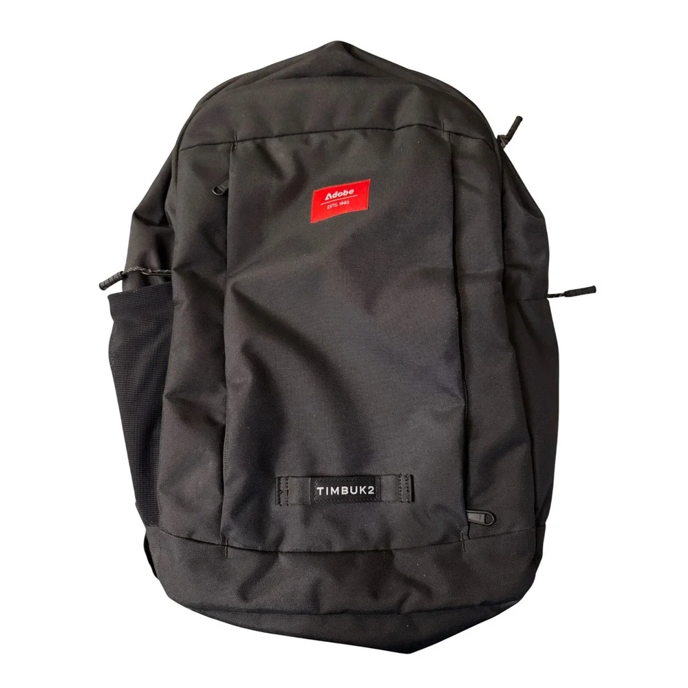 Timbuk2 Adobe Laptop Backpack Black Tech Commuter Travel Bag Rucksack‎